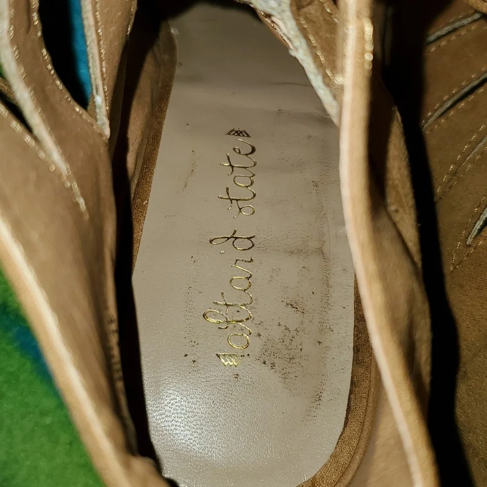 👢6.5 Altar’d State Vegan Light Brown Heels - Picture 9 of 11